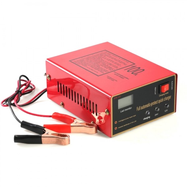 12V/24V Intelligent Automatic LED Charger Pulse Re...