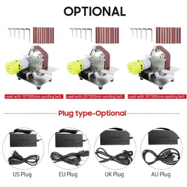 Mini Belt Sander Electric Sanding Polishing Grindi...