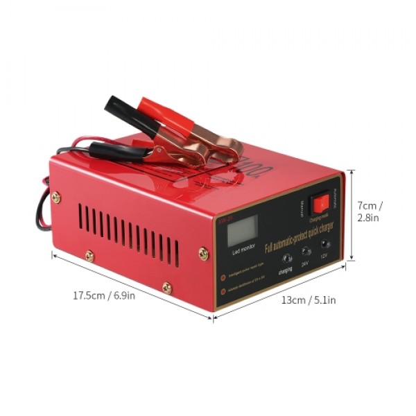 12V/24V Intelligent Automatic LED Charger Pulse Re...