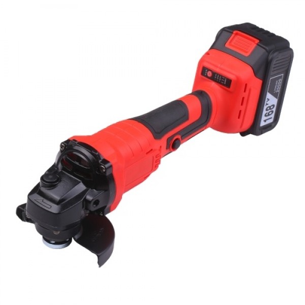 21V Brushless Cordless Angle Grinder 11000RPM Handhel Electric Grinder with 2pcs 20.0Ah Lithium-Ion Battery and Tool Box