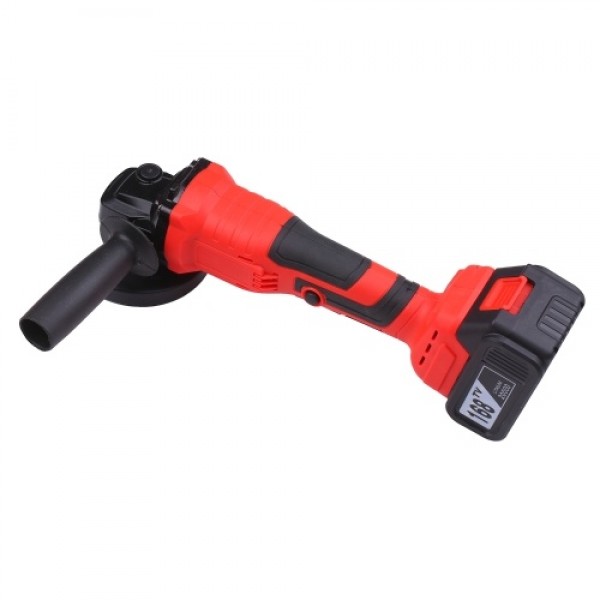 21V Brushless Cordless Angle Grinder 11000RPM Handhel Electric Grinder with 2pcs 20.0Ah Lithium-Ion Battery and Tool Box