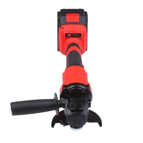 21V Brushless Cordless Angle Grinder 11000RPM Handhel Electric Grinder with 2pcs 20.0Ah Lithium-Ion Battery and Tool Box