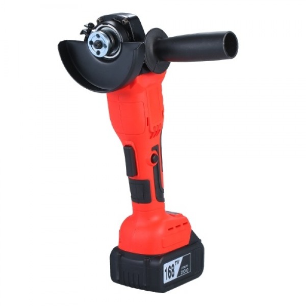 21V Brushless Cordless Angle Grinder 11000RPM Handhel Electric Grinder with 2pcs 20.0Ah Lithium-Ion Battery and Tool Box