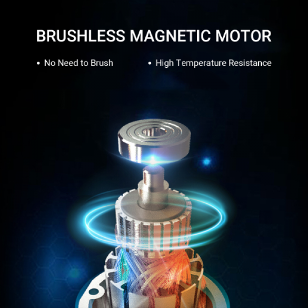 21V Brushless Cordless Angle Grinder 11000RPM Handhel Electric Grinder with 2pcs 20.0Ah Lithium-Ion Battery and Tool Box