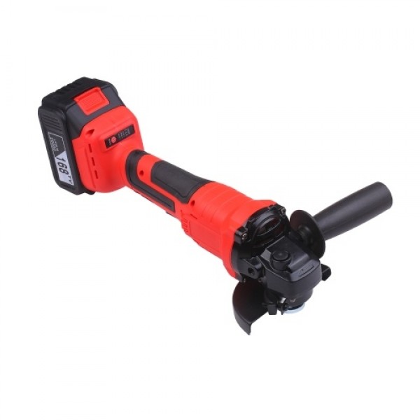 21V Brushless Cordless Angle Grinder 11000RPM Handhel Electric Grinder with 2pcs 20.0Ah Lithium-Ion Battery and Tool Box