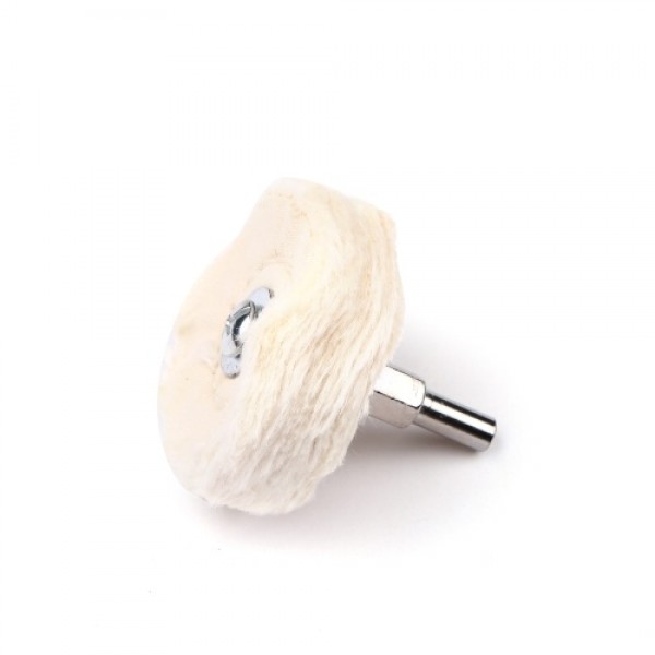 11pcs 6.35 Shank Lint Polishing Wheel Polishing Tool Kit with 3pcs Rouge Compound Buffing Wheel Polishing Pad Tools with Glove f