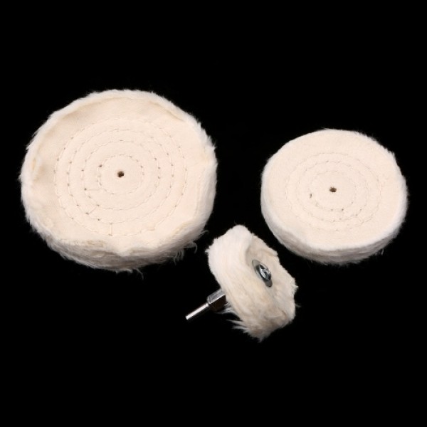 11pcs 6.35 Shank Lint Polishing Wheel Polishing To...