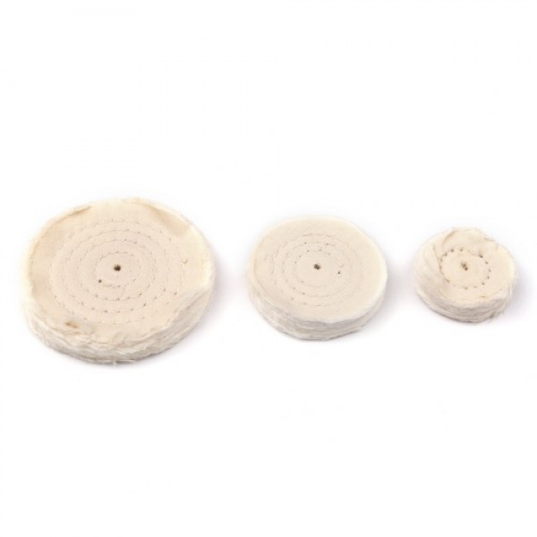 11pcs 6.35 Shank Lint Polishing Wheel Polishing Tool Kit with 3pcs Rouge Compound Buffing Wheel Polishing Pad Tools with Glove f