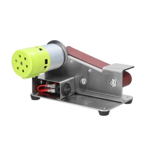 Multifunctional Grinder Mini Electric Belt Sander DIY Polishing Grinding Machine Cutter Edges Sharpener with 10pcs 30mm Sanding 