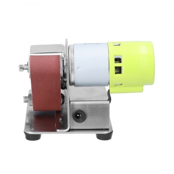 Multifunctional Grinder Mini Electric Belt Sander DIY Polishing Grinding Machine Cutter Edges Sharpener with 10pcs 30mm Sanding 