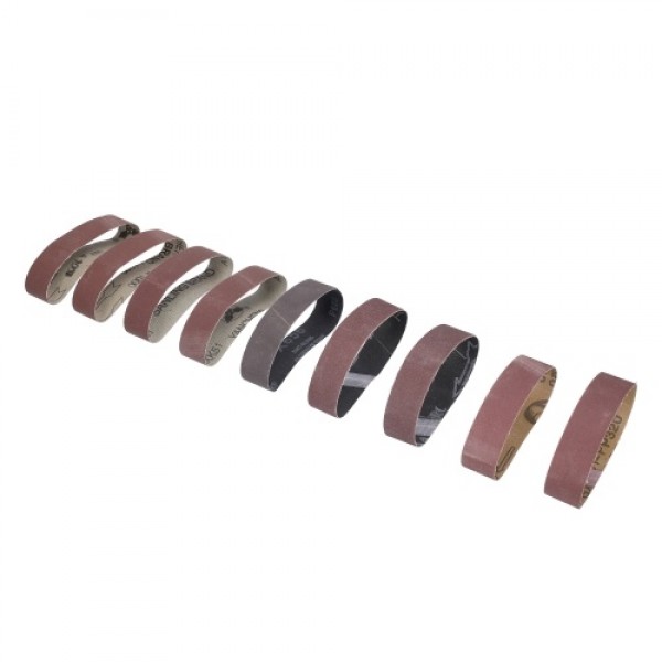 Multifunctional Grinder Mini Electric Belt Sander DIY Polishing Grinding Machine Cutter Edges Sharpener with 10pcs 30mm Sanding 