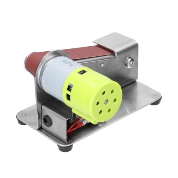 Multifunctional Grinder Mini Electric Belt Sander DIY Polishing Grinding Machine Cutter Edges Sharpener with 10pcs 30mm Sanding 