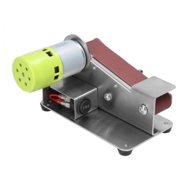 Multifunctional Grinder Mini Electric Belt Sander DIY Polishing Grinding Machine Cutter Edges Sharpener with 10pcs 30mm Sanding 
