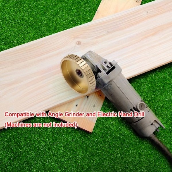 3 Inch Wood Carving Disc for Angle Grinder and Electric Hand Drill Wood Shaping Disc Wood Angle Grinding Wheel Sanding Rotary To