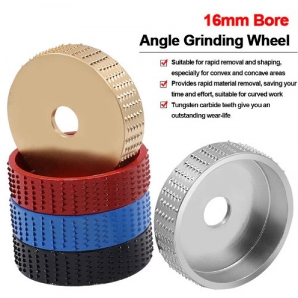 3 Inch Wood Carving Disc for Angle Grinder and Electric Hand Drill Wood Shaping Disc Wood Angle Grinding Wheel Sanding Rotary To