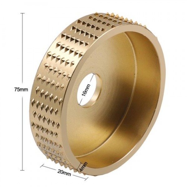 3 Inch Wood Carving Disc for Angle Grinder and Electric Hand Drill Wood Shaping Disc Wood Angle Grinding Wheel Sanding Rotary To