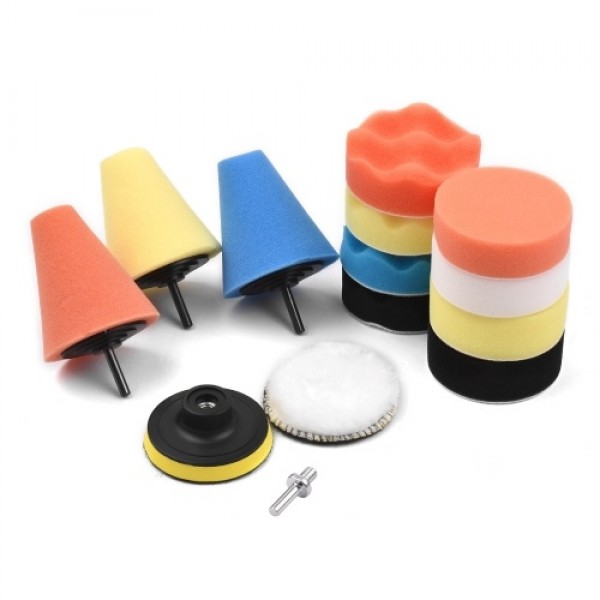 14Pcs Polishing Pads Kit 3 Inches Drill Polishing ...