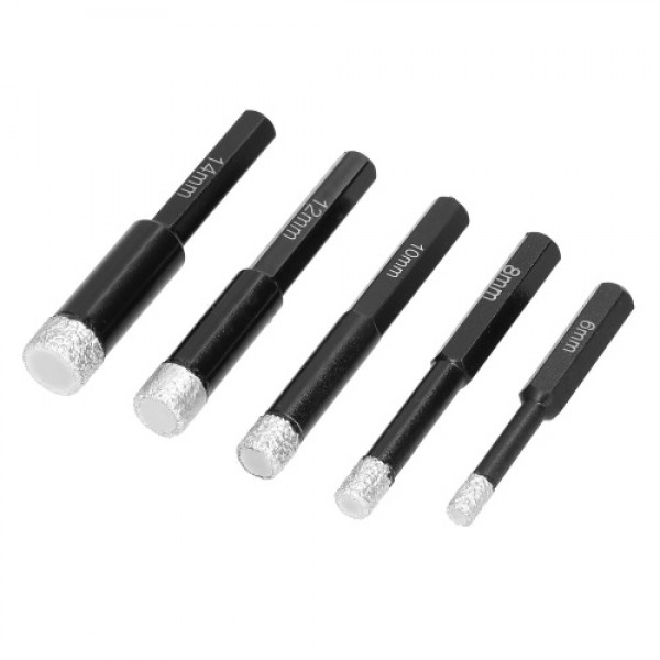 Dry Drill Bit Brazed Welding Diamond Ceramic Vitri...