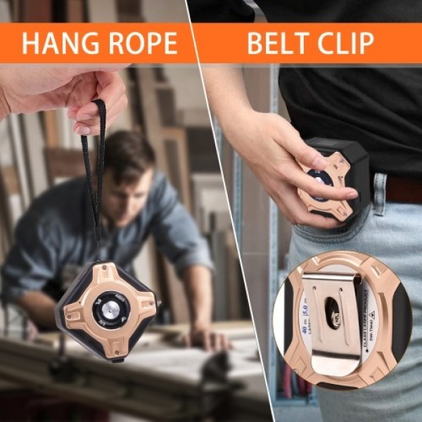 Infrared Electronic Tape Measure, 2-in-1 Handheld ...