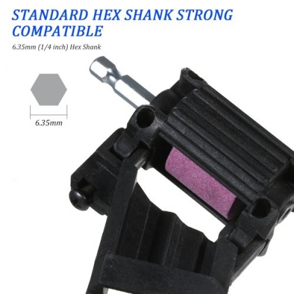 2-12.5mm Drill Bit Sharpener Portable Drill Bit Grinder Corundum Wheel Grinding Tool For Drill Polishing Hand Drill Sharpening T