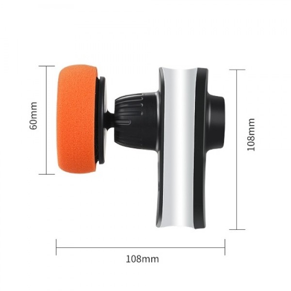 12000r/min 12 V Car Polishing Machine Handheld Portable Electric Car Polisher Waxing Machine with 4 Type Polishing Pads 5M Cable