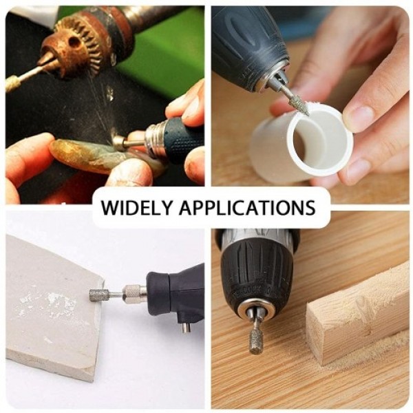 20pcs Diamond Burr Set Rotary Grinding Burrs Drill...