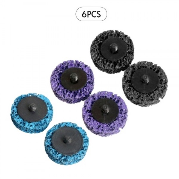6PCS 2 Inch  Strip Discs Stripping Wheel with 1 Sh...