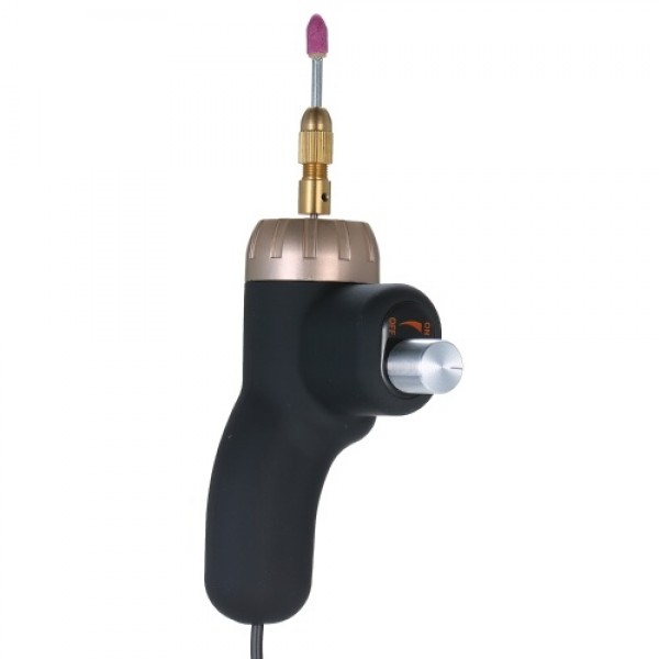 Electric Rotary Engraving Tool 24W Adjustable Speed Polisher with 10pcs Rotary Accessory Kit Grinding Cleaning Tool Kit