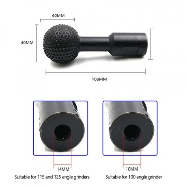 Woodworking Ball Chisel Carving Grooving Grinder Heads File Grinder Heads Wood Carving Polishing Multipurpose Grinding Heads Sui