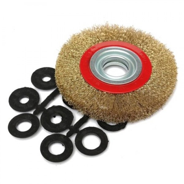 6 Inch Wire Wheel Brush Stainless Steel for Bench ...