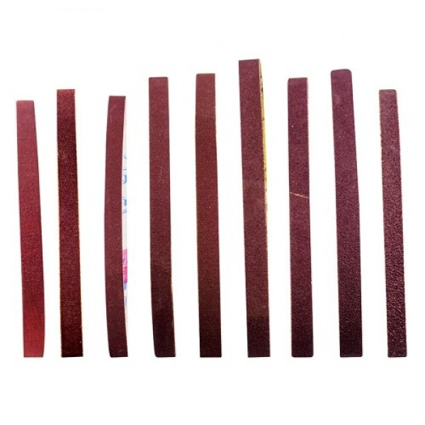 10pcs 330*10mm Sanding Belts 80-800 Grit Grinding and Polishing Replacement for Angle Grinder