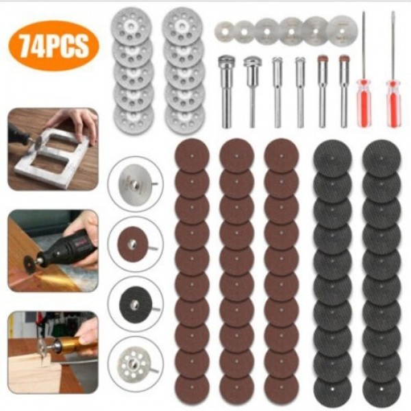 74pcs Cutting Wheel Set for Rotary Tool Including ...