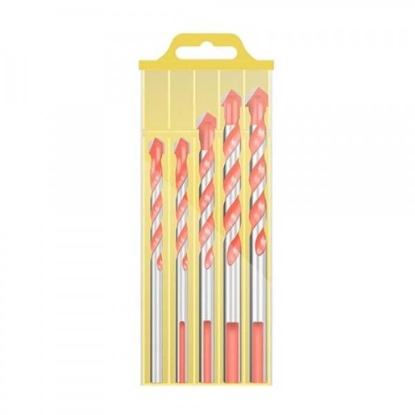 5PCS Metal Drill Bit Set Multi-functional Punching...