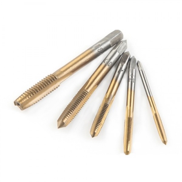 Machine Screw Metric Thread Plug Taps Set M3 M4 M5...