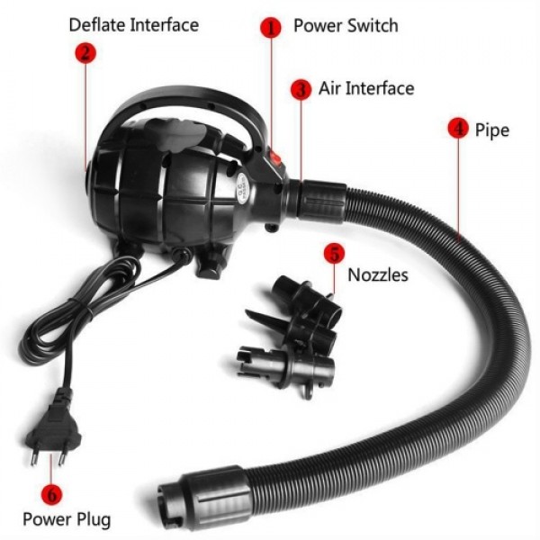 220V 600W Air Compressor Electric Air Tumbling Track Gym Pump Gymnastics Mats Pump Electric Air Pump