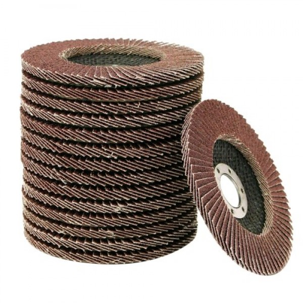 20Pcs Assorted Sanding Grinding Wheel Aluminum Oxide Abrasives Flap Discs Compatible with 4.5'' Angle Grinder