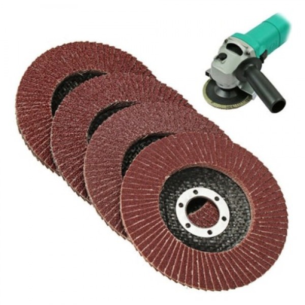 20Pcs Assorted Sanding Grinding Wheel Aluminum Oxide Abrasives Flap Discs Compatible with 4.5'' Angle Grinder