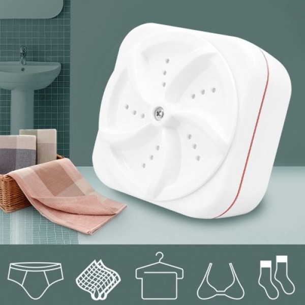 USB Powered 18W Mini Portable Turbos Washing Machi...