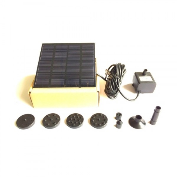 7V 1.5W Solar Water Pump Fountain Garden Floating Plants Watering Power Fountains Pool Home Garden Fish Pond Waterpump