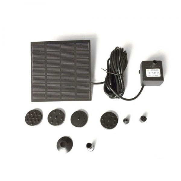 7V 1.5W Solar Water Pump Fountain Garden Floating ...