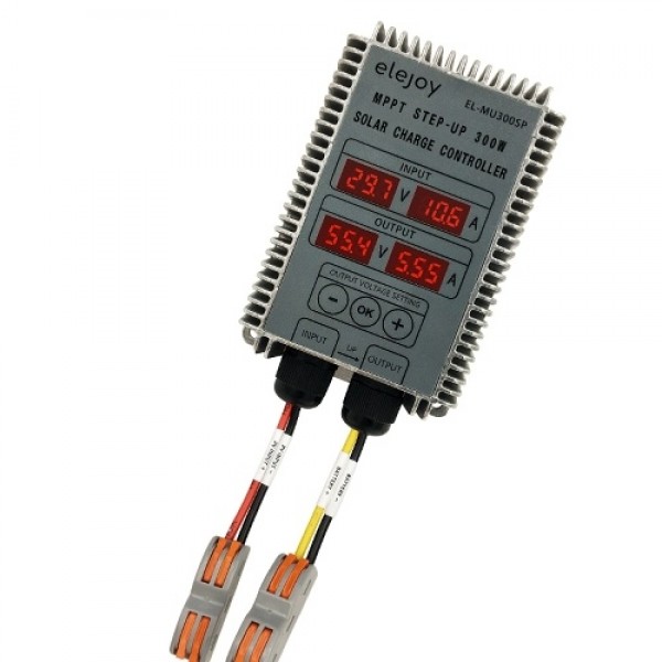 400W Step-up MPPT Real-time Tracking Function LED Display Solar Power Supplys Battery Recharging Controller 24~85V Output Voltag