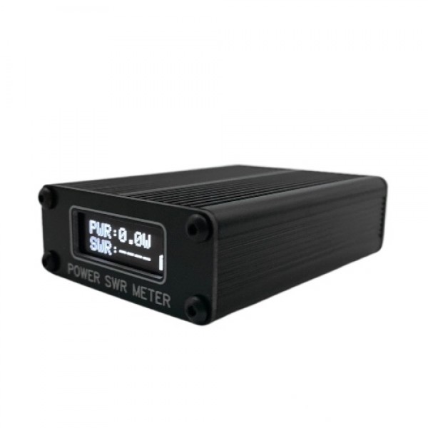 1.6MHz-30MHz 0.1W-11W QRP SWR Shortwave Standing Waves Meter Portable SWR Shortwave Power Meter USB Firmware Upgrade with Displa