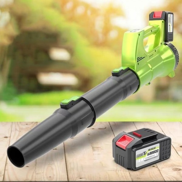 Cordless Leaf Blower with 21V Battery Charger Variable Speed Lightweight for Lawn Care Snow Blowing and Cleaning Debris and Dust