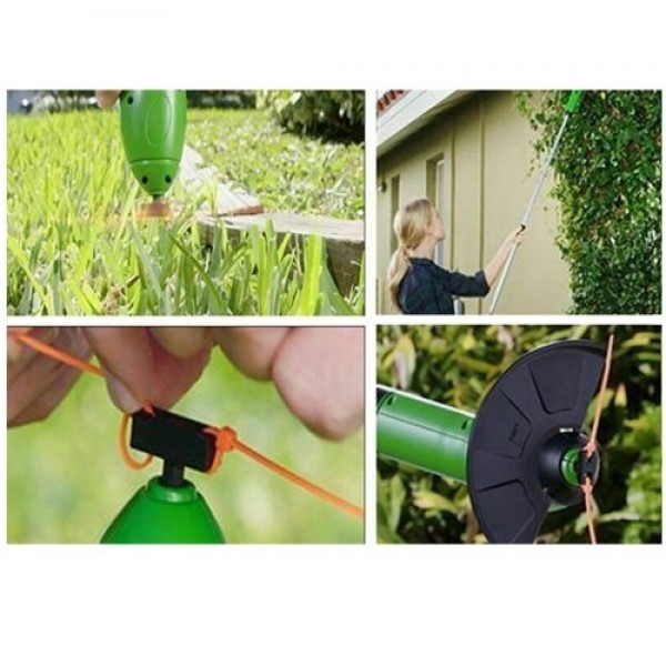 Handheld Lawn Mower Convenient Spin Weeder Grass Cutter Garden Lawn Cordless Weeder Gardening Tool(Battery Not Included)