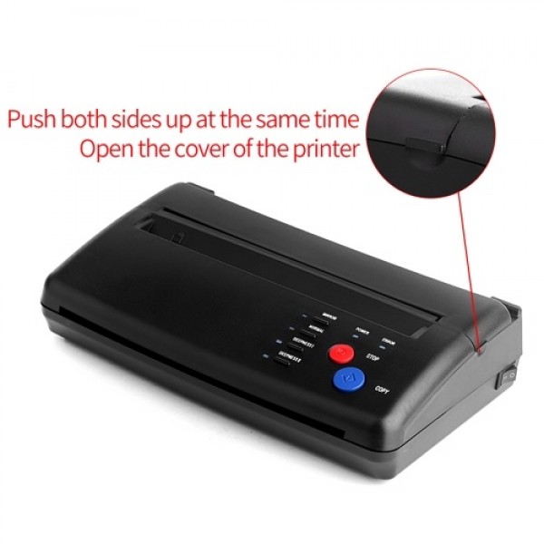 Stencil Machine Portable Tattoo Transfer Machine Printer Drawing Thermal Stencil Maker Copier for A4 Tattoo Transfer Paper, Line