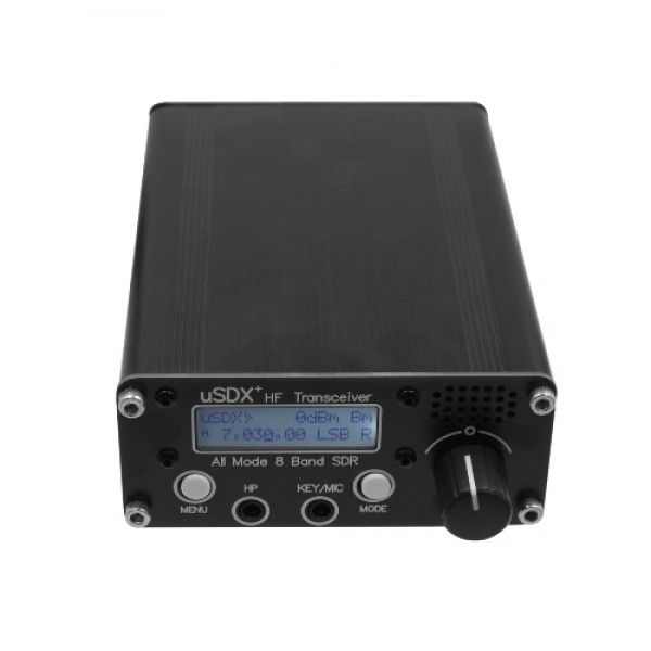 uSDR uSDX+Plus V2 8 Bands SDR Transceivers HF SSB QRP Portable High Frequency Short Waves Transceivers LCD Display Speaker Micro