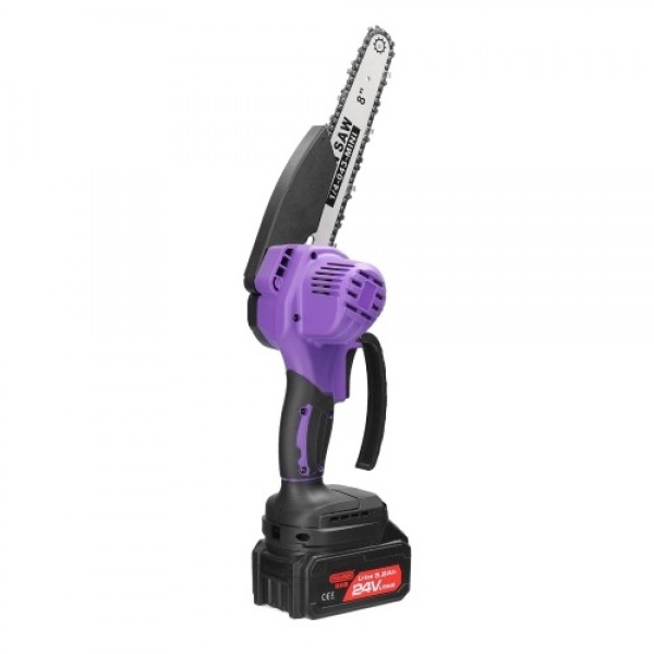 21V 8inch Portable Electric Pruning Saw Small Wood Spliting Chainsaw Brushless Motor One-handed Woodworking Tool for Garden Orch