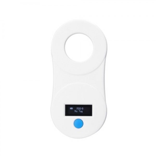 134.2KHz Animal Chip Scanner Handheld Portable Animal Chip Scanning Tool Poultry Pet Management Chip Scanner OLED Display for Ch