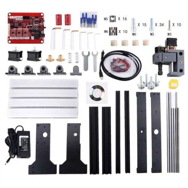 3018 Pro GRBL Control DIY Mini CNC Machine 3 Axis Pcb Milling Machine Wood Router Engraver 2-Inch Mini Drill Press Vise + Upgrad