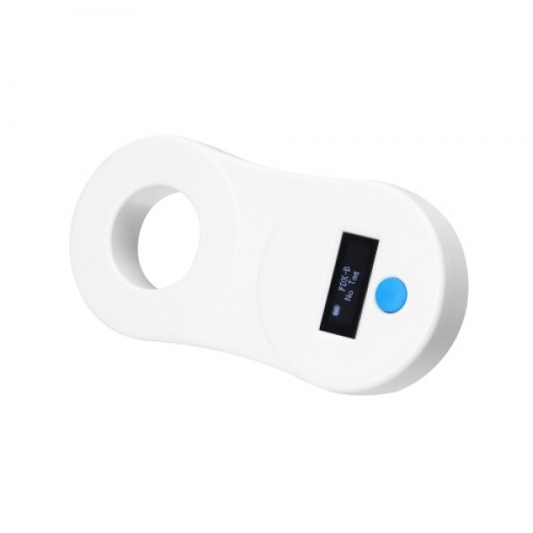 134.2KHz Animal Chip Scanner Handheld Portable Animal Chip Scanning Tool Poultry Pet Management Chip Scanner OLED Display for Ch